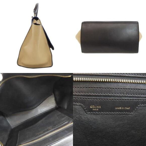 CELINE Trapeze Handbag in Calf Suede - Picture 3 of 11